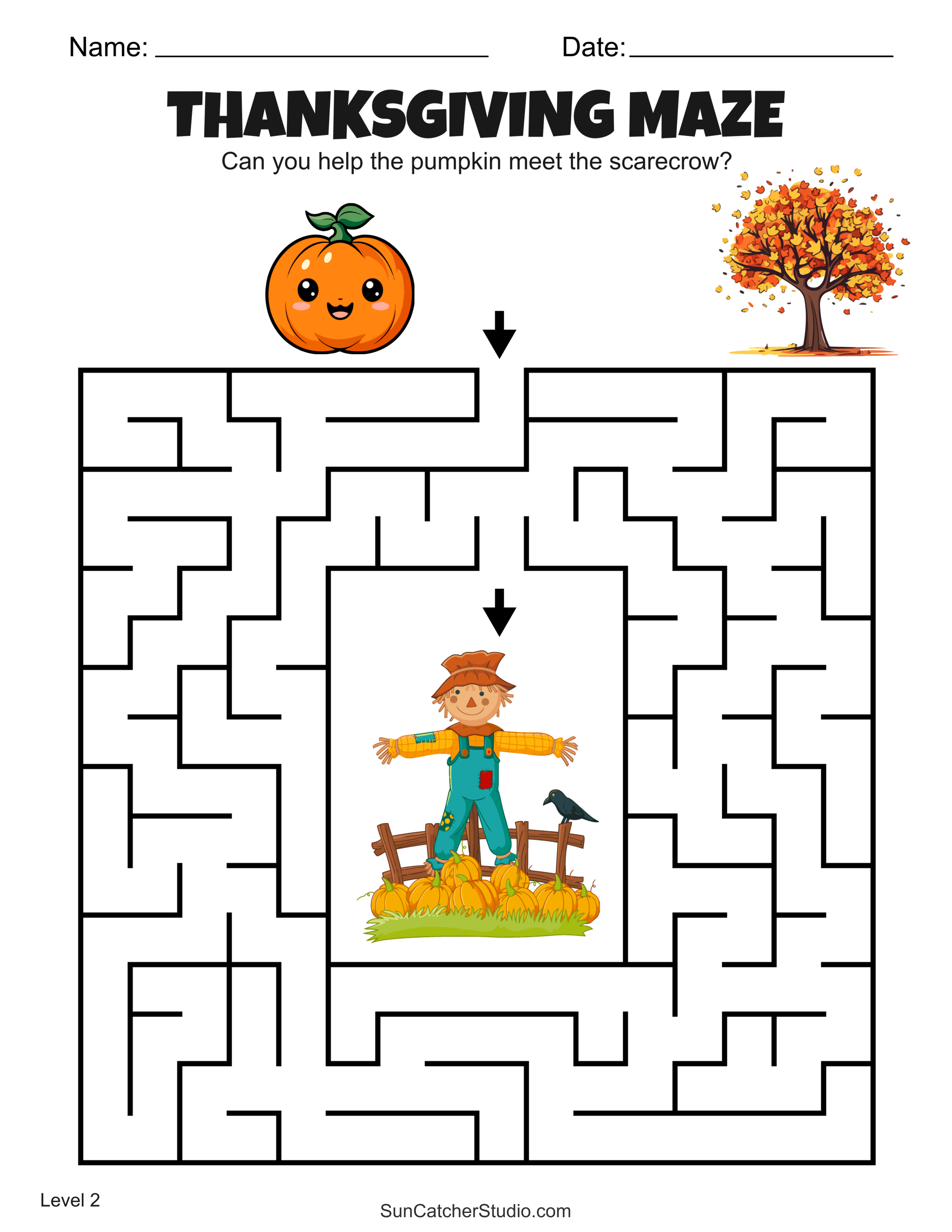 free printable thanksgiving maze worksheets and puzzles – free